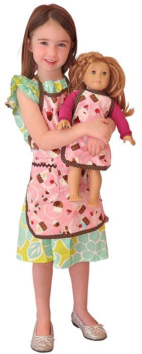 Girl & Doll Cupcake Aprons