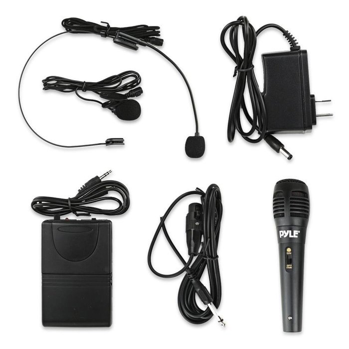 Pyle Bluetooth Active PA Speaker System, Black (PWMA225BT)