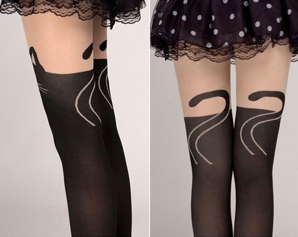 Stocking Pantyhose ，Beautyvan Comfortable Cute Cat Tail Leggings Catoon Socks Sheer Pantyhose Stockings