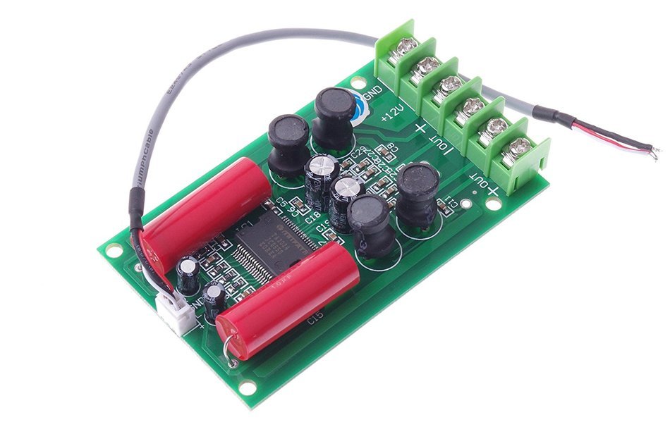 SMAKN&reg; Fully Finished Tested PCB Power Amplifier Board 12V 2x15W MKll TA2024