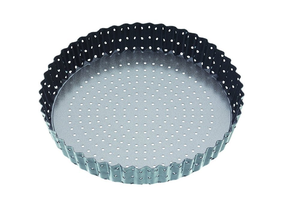 23 x 3cm Crusty Bake Fluted Round Flan Quiche Tin N2