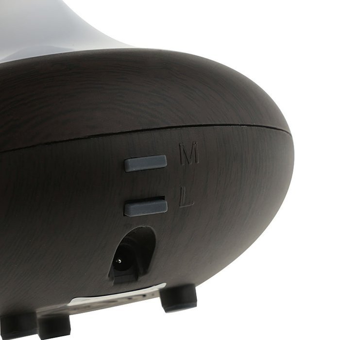 Honeyall ABS and PP plastic 160ml Wooden Air Aromatherapy Diffuser Mist Humidifier with 12W 7 Colors LED Lights... N6