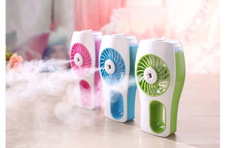 Great Polly Portable Mini Beauty Replenishment Fan Handheld USB Mini Misting Fan with Personal Cooling Humidifier... N3