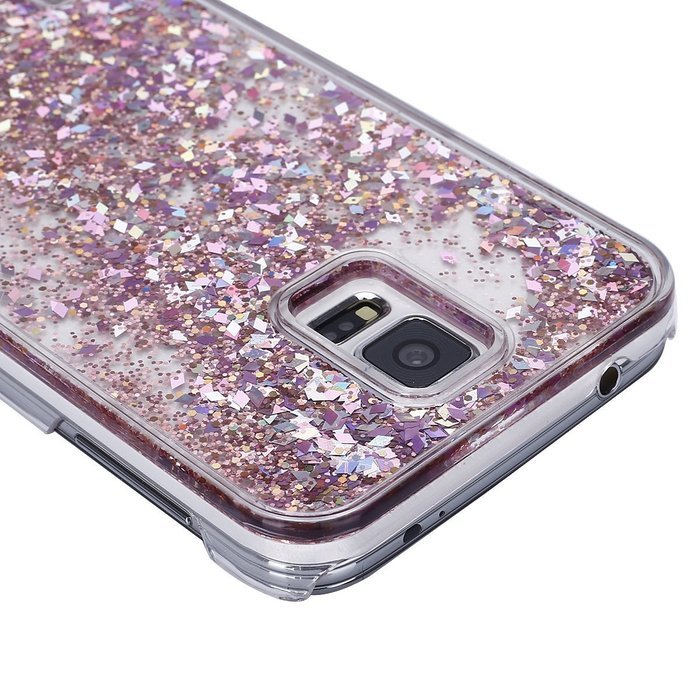 Galaxy S5 Case,Galaxy S5 Liquid Cover,PHEZEN Christmas Tree Santa Claus Design Cool Quicksand Moving Stars Bling... N31