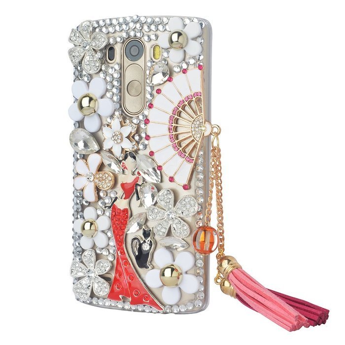 LG Stylus 2 Case,LG G Stylo 2 LS775 Case,Yaheeda Studded Rhinestone Crystal Bling Clear Hard Case Cover for LG... N48