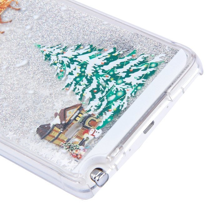 Galaxy S5 Case,Galaxy S5 Liquid Cover,PHEZEN Christmas Tree Santa Claus Design Cool Quicksand Moving Stars Bling... N34