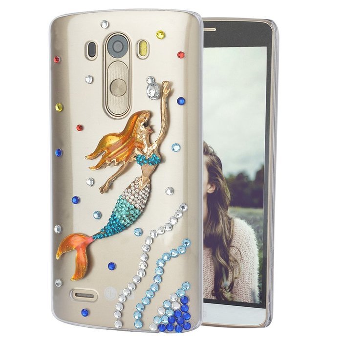 LG Stylus 2 Case,LG G Stylo 2 LS775 Case,Yaheeda Studded Rhinestone Crystal Bling Clear Hard Case Cover for LG... N55