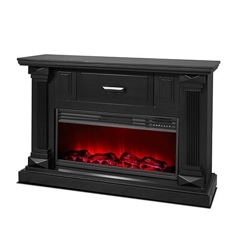 Lifelux LDFP0018US 48" 3-Tube Element Infrared Mantle Fireplace N4