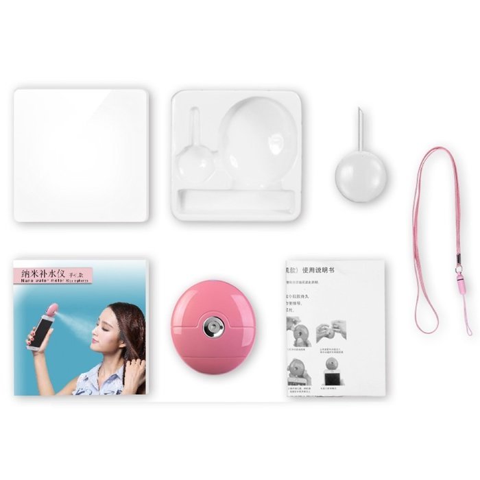 JO&JO Nano Sprayer Moisture (Mobile Style) Protable Cellphone Humidifier Beauty Cool Mist Diffuer for iPhone 5... N9