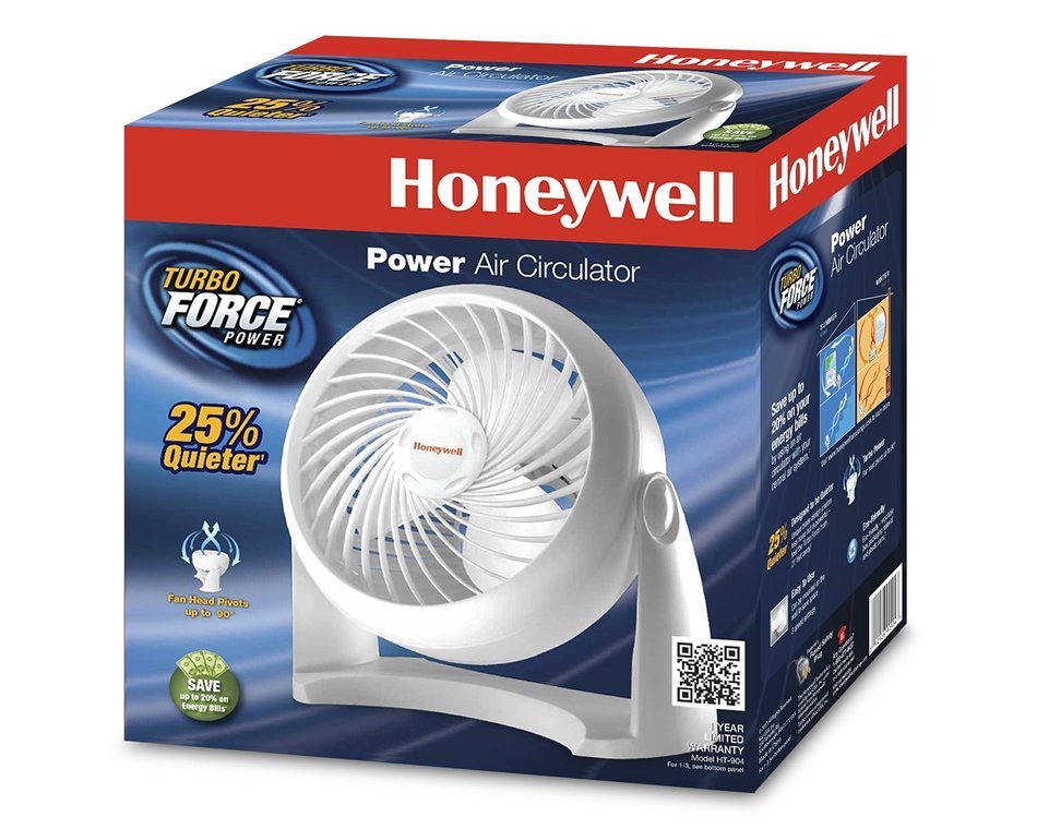 Honeywell HT-900 TurboForce Air Circulator Fan, Black N4 free image ...