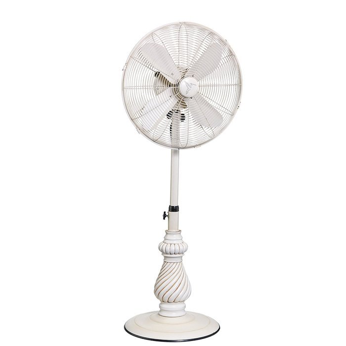 Indoor and Outdoor 18" Standing Pedestal Fan - Beautiful Style Keeps You Cool All Year Round (Aspen) N3