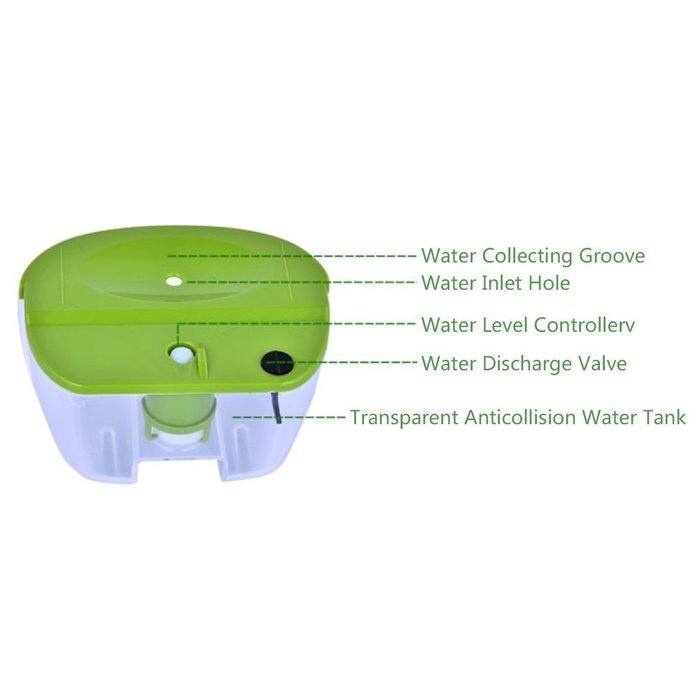 LOHOME&reg; Electric Dehumidifier, Portable Mini Dehumidifier 500L Whisper Quiet Air Dryer Desiccant Great for Bath... N9