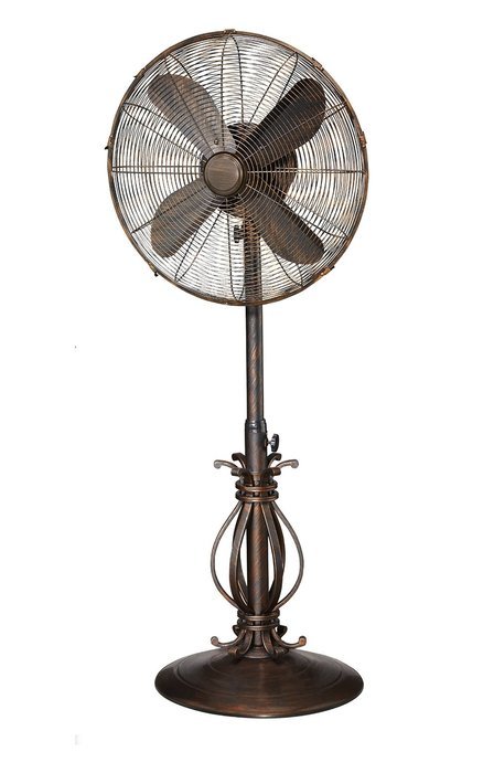 Indoor and Outdoor 18" Standing Pedestal Fan - Beautiful Style Keeps You Cool All Year Round (Aspen) N5