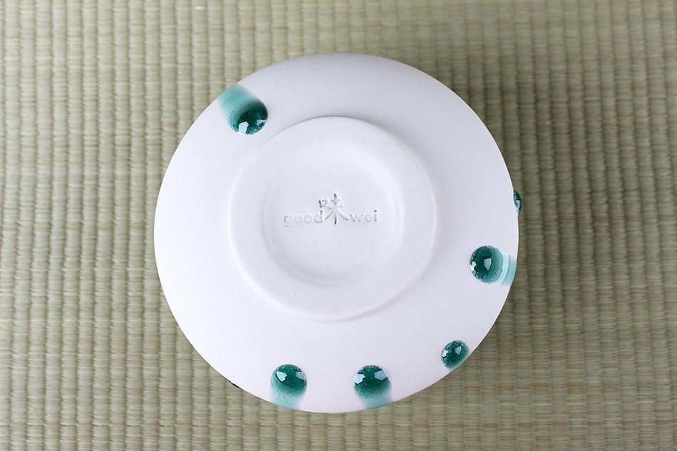 Goodwei Premium Matcha Tea Set "Suiteki" - Ceremonial Bowl Chawan, Whisk and Holder - Gift Box (80) N3