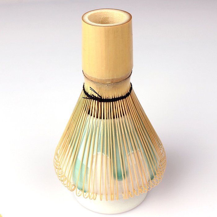 Goodwei Premium Matcha Tea Set "Suiteki" - Ceremonial Bowl Chawan, Whisk and Holder - Gift Box (80) N4