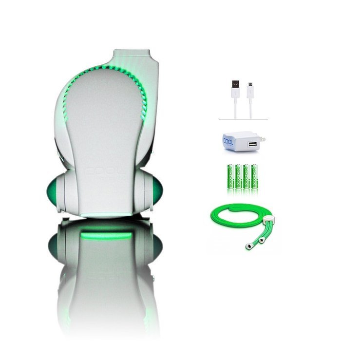 Cool On The Go Rechargeable Fan - Bladeless Battery Operated Fan - OVER FIVE HOURS USE ON HIGH! N2