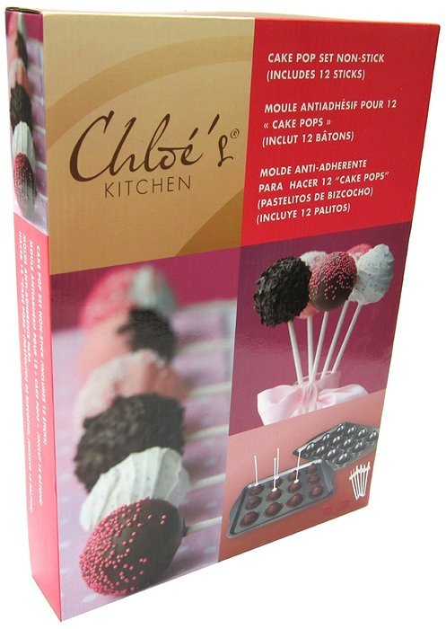 Chloe's Kitchen 203-181 Non-Stick Cake Pop Set, Dark Grey