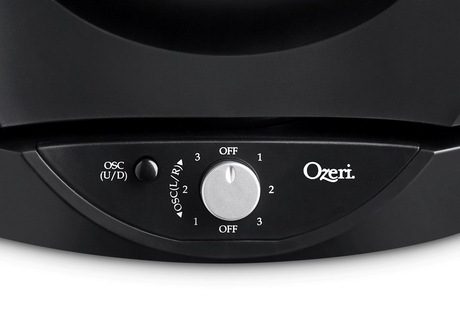 Ozeri Brezza II Dual Oscillating 10" High Velocity Desk Fan N8