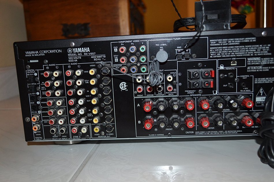 Yamaha RXV657 7.1 Channel Digital Home Theater Receiver (Discontinued by Manufacturer)