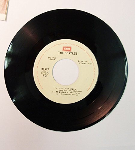 THE BEATLES " A HARD DAYS NIGHT" "TELL ME WHY" " AND I LOVE HER " 45 RPM Record