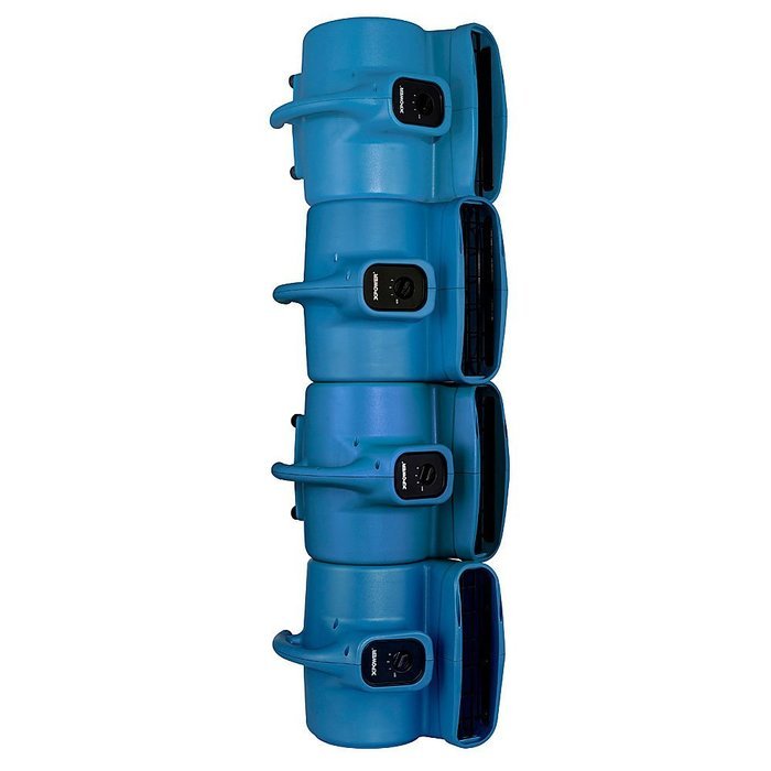 XPOWER P-830 1 HP 3600 CFM 3 Speeds Professional Air Mover Careprt Dryer Floor Fan - Blue N5