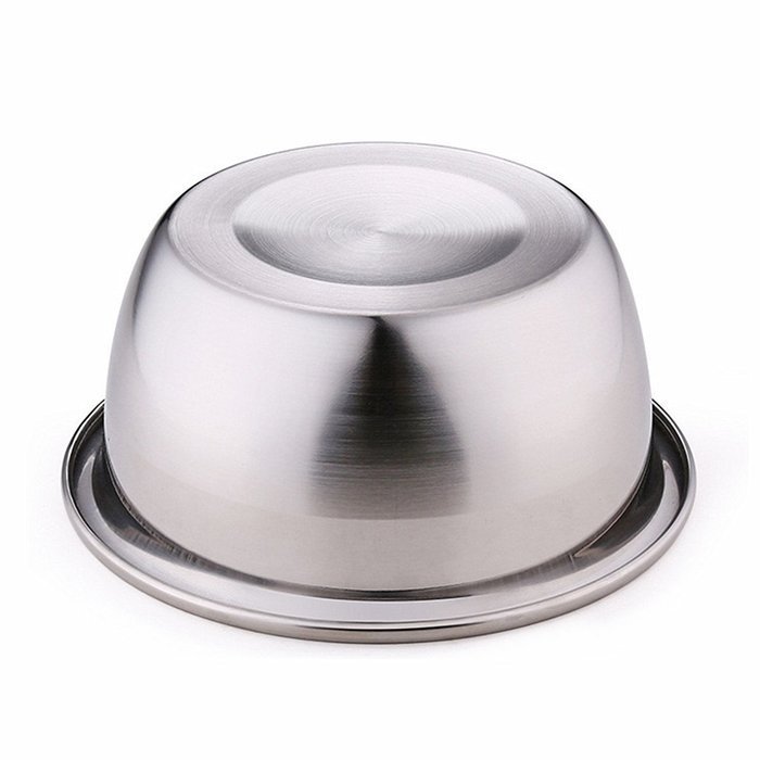 JIAEN SUS 304 Stainless Steel Mixing Bowls Deepen and Thicken-330g Food Grade Soup Basin Mixing Egg Dough Beating...
