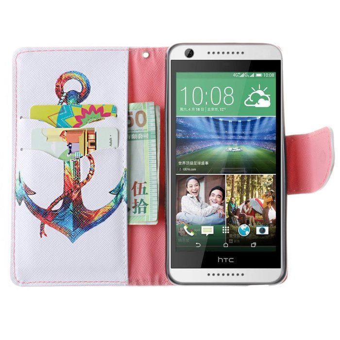 HTC Desire 626 Case, HTC 626S Case, Yaheeda PU Leather Wallet Case Cover for HTC Desire 626 626S A22 With Stand... N58