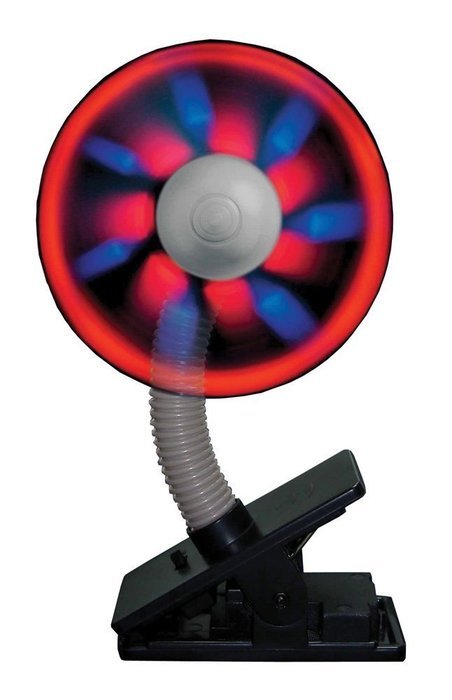 Can You Imagine Fantastik Clip On Light Show Fan (Black)