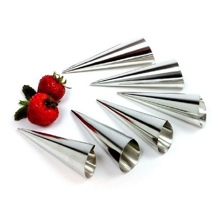 Cherry Queen Norpro Cream Horn Molds Set of 6 Pastry 3661