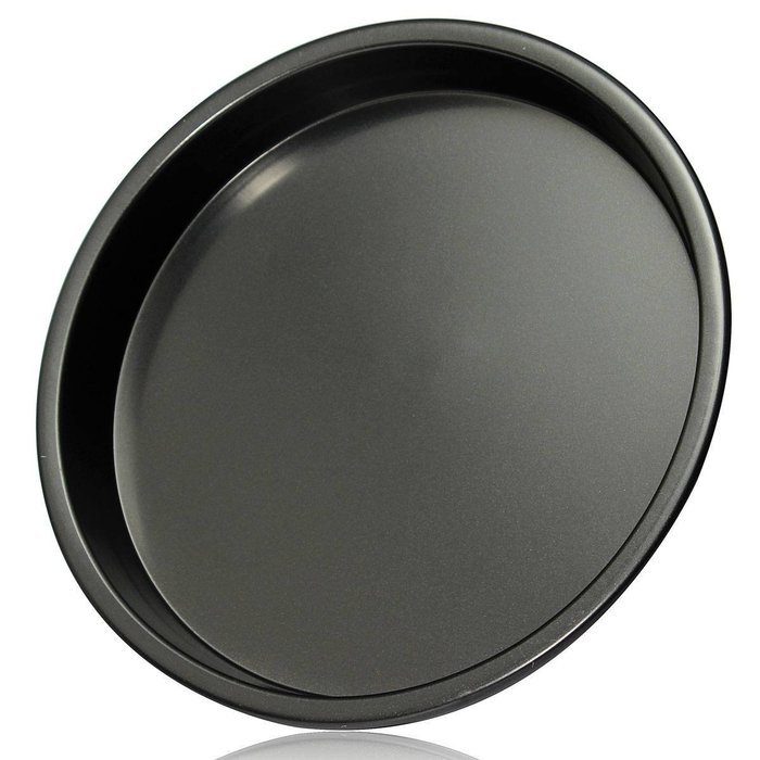 KINGSO Non Stick Round Pizza Pan Tin Cake Oven Cookware Baking Tools Tray Mold 7 Inch