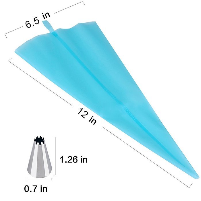 Pastry Bags 100 Pieces 15 Inch Disposable Icing Decorating Bags for