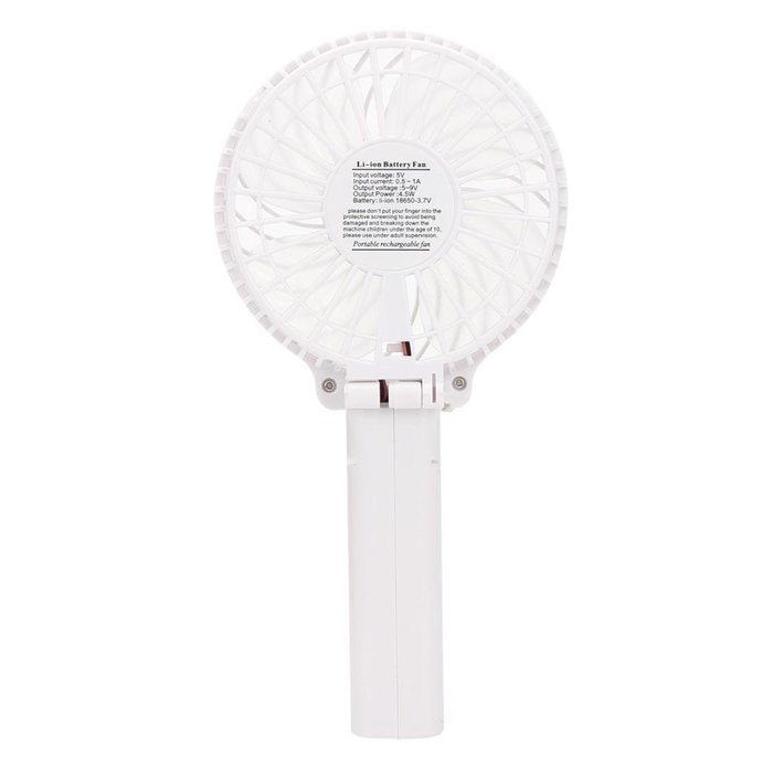 Summer Mini Fan, TOOPOOT Portable Handheld Mini Air Conditioner Cooler Fan with Data cable (black) N35
