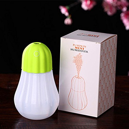 Aroma Diffuser Mini Pumpkin Humidifier 5v LED Nightlight Household Warm Mist Humidifier Office Car Air Diffuser... N6