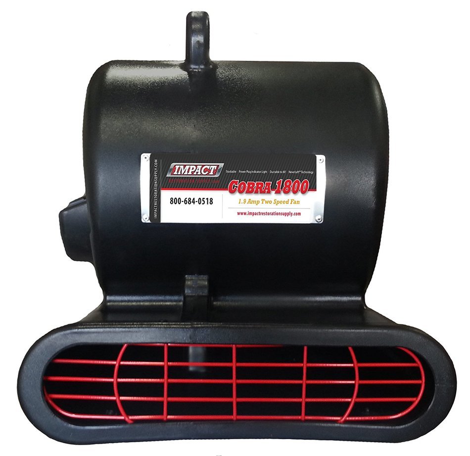 Cobra 1800 Carpet Dryer Centrifugal Floor Fan by Impact Restoration Supply N2