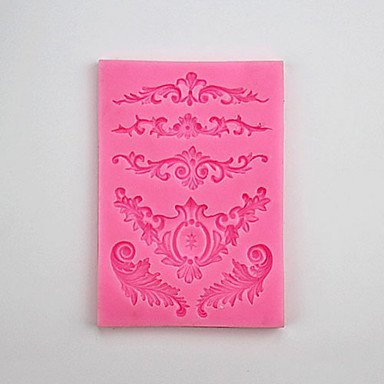 Sher European Relief Lace Mold Fondant Cake Molds Soap Chocolate Mould For The Kitchen Baking