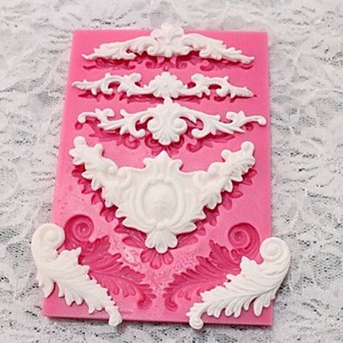 Sher European Relief Lace Mold Fondant Cake Molds Soap Chocolate Mould For The Kitchen Baking N2