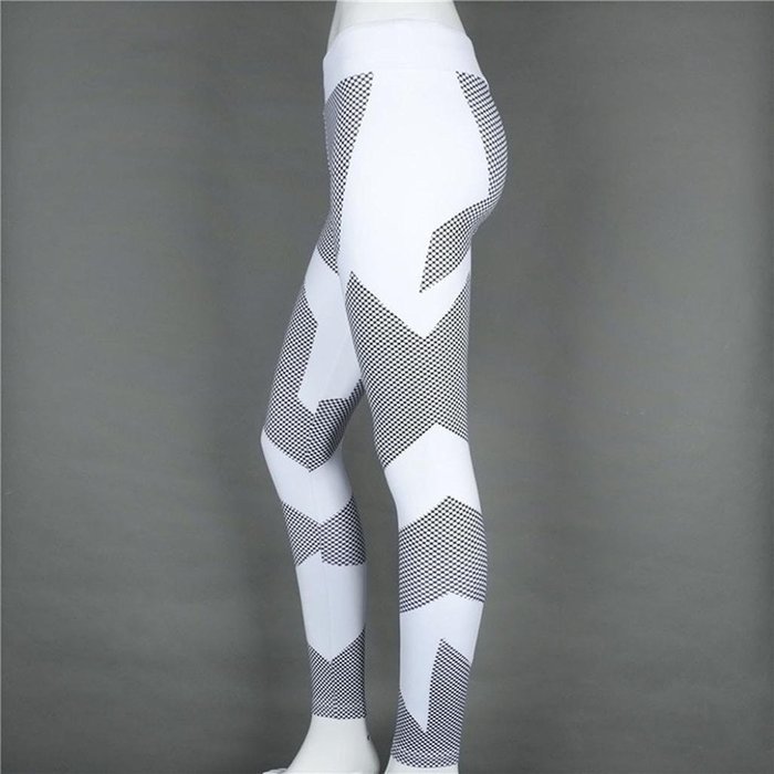 PHOTNO Women Yoga Fitness Leggings Running Gym Stretch Sports Pants Trousers