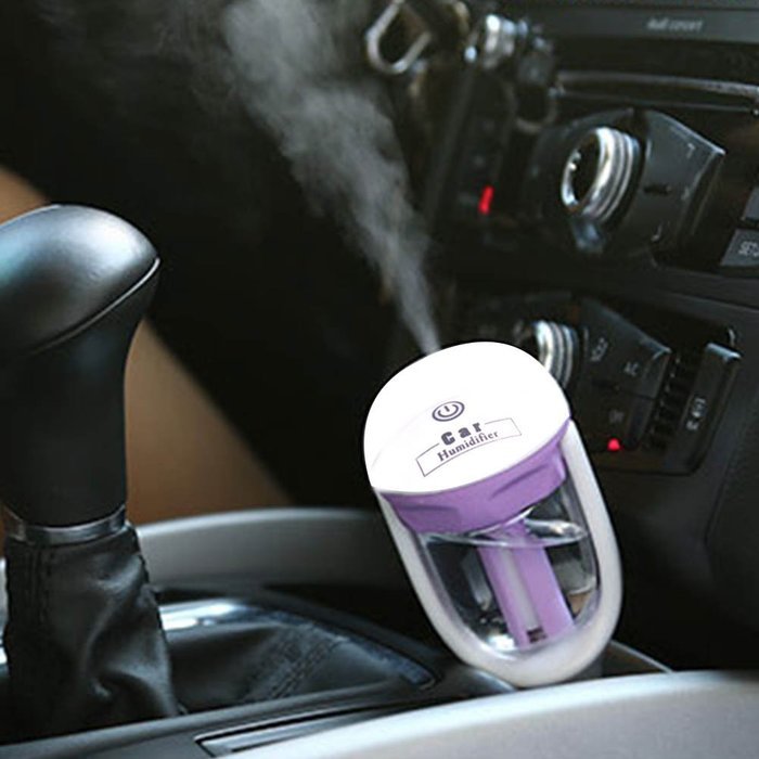 2013Newestseller Mini Car Air Humidifier Diffuser Essential Oil Ultrasonic Aroma Mist Purifier Car Supplies (blue) N12