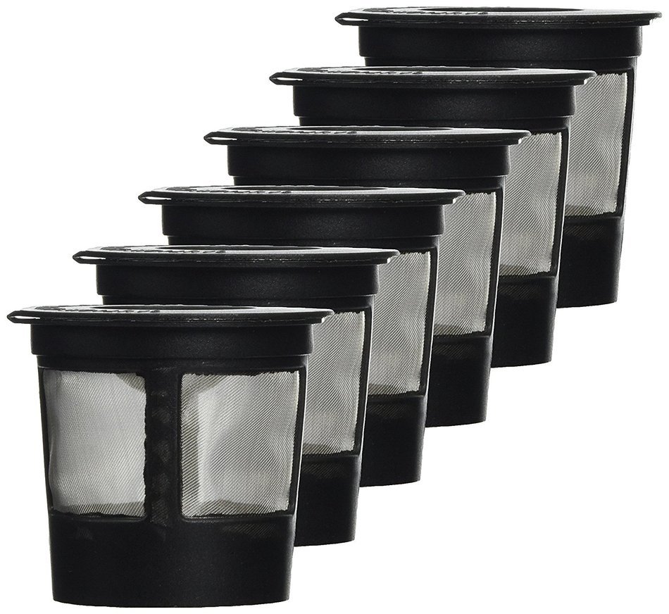 Generic 6 x Solo Coffee Pod Filters Compatible with Keurig K cup coffee system--Reusable Coffee Filter (DESIGN... N2