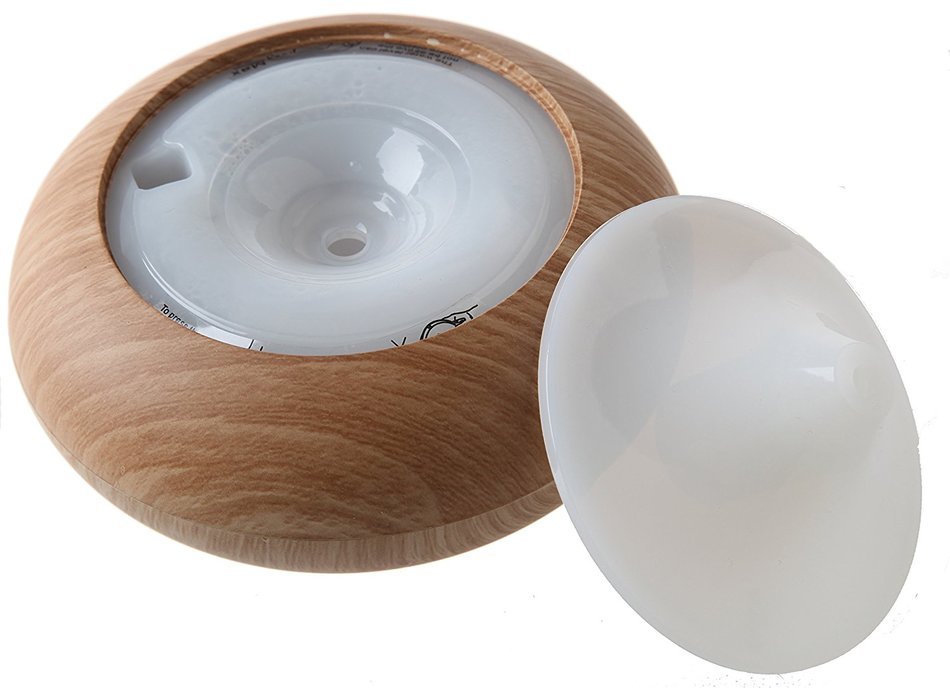 Mini Ultrasonic Humidifiers Aromatherapy Essential Oil Diffuser (100ml, light wood grain) N8