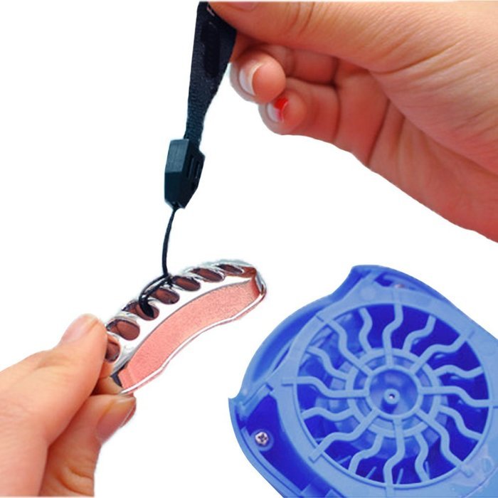 2 in 1 Mini Fan with Brace Portable Refrigeration for Personal Portable USB Rechargeable Bladeless Handheld Blower... N20