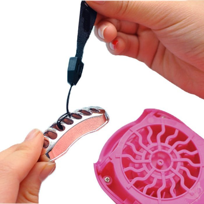 2 in 1 Mini Fan with Brace Portable Refrigeration for Personal Portable USB Rechargeable Bladeless Handheld Blower... N22