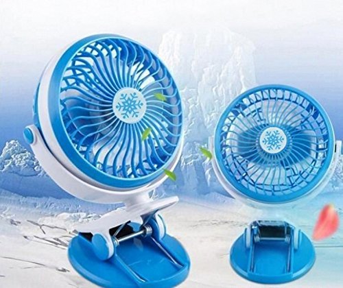 LYWOO Portable Battery Operated Rechargeable Clip on USB Desk Fan with 360 Degree Adjust Large Airflow and Ultra... N9