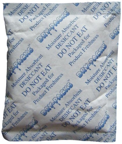 Dry-Packs 1-Ounce Moisture Absorbing Silica Gel Indicating Packet, Pack of 2 N2