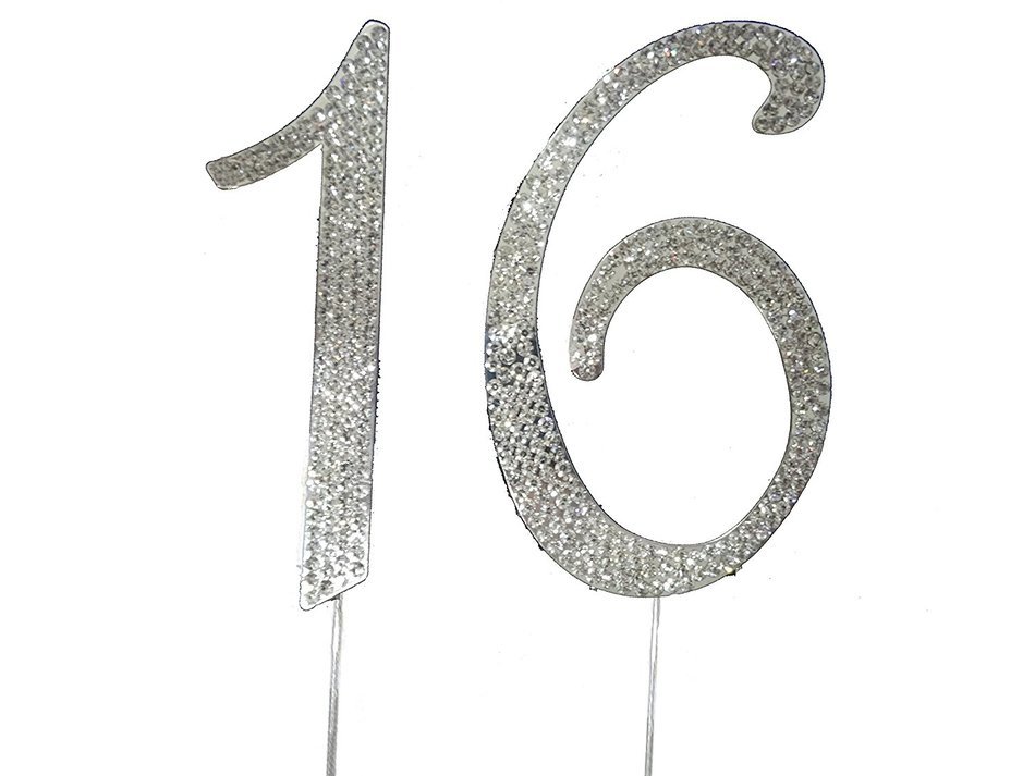 thumbnail image 2 of LOVENJOY Gift-Boxed Rhinestone Number 8 Cake Topper, 2.8 2 of 11