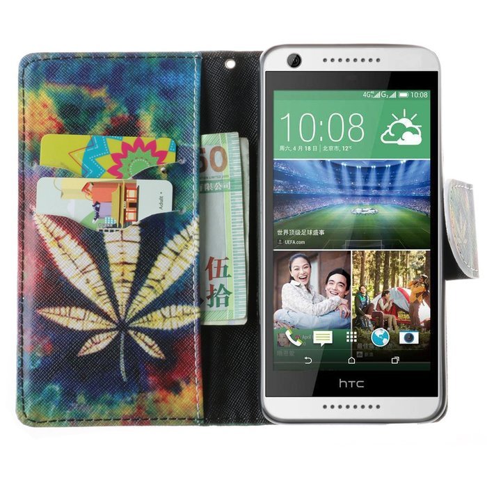 HTC Desire 626 Case, HTC 626S Case, Yaheeda PU Leather Wallet Case Cover for HTC Desire 626 626S A22 With Stand... N77