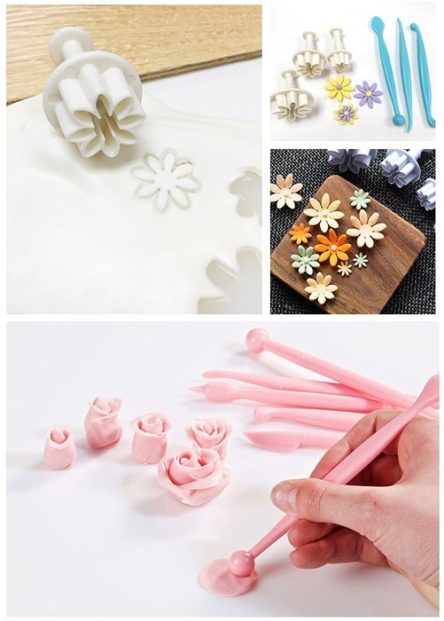 Joiedomi 51 Pieces Cake Icing and Decorating Kit Including 12 Stainless Steel Icing Tips, 25 Disposable Decorating...