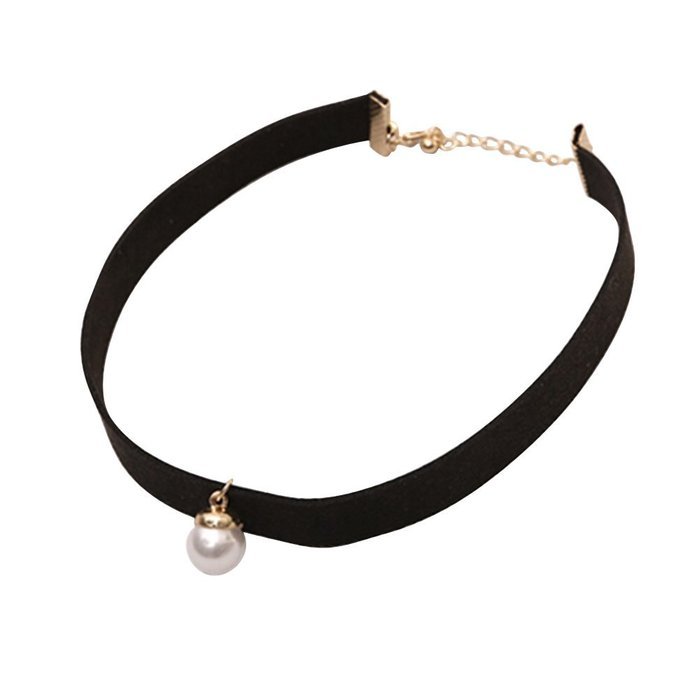 Dixperfect Vintage 90s Choker Necklaces with Pendant for Women N38