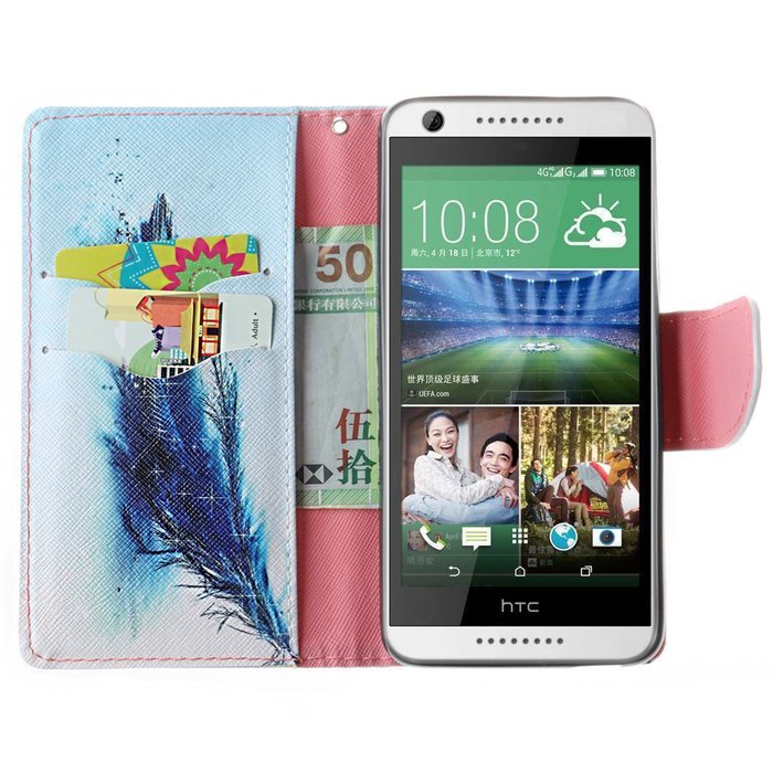 HTC Desire 626 Case, HTC 626S Case, Yaheeda PU Leather Wallet Case Cover for HTC Desire 626 626S A22 With Stand... N89
