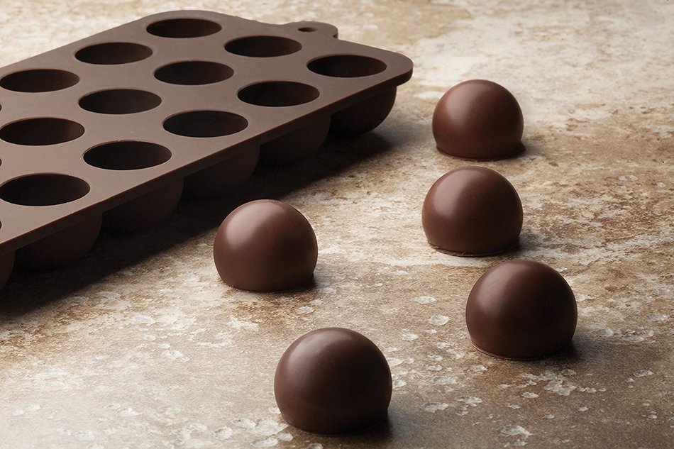 Mrs. Anderson's Baking Chocolate Mold, European-Grade Silicone, Cordial N5